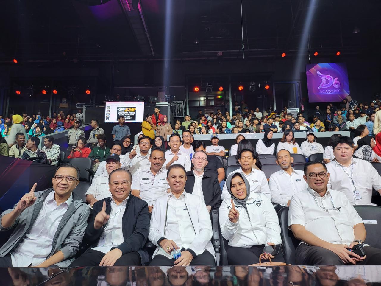 Deputi Inovasi Tim Nasional Pemenangan Anies Baswedan-Muhaimin Iskandar atau Timnas AMIN Henry Husada hadir dalam acara Dangdut Academy